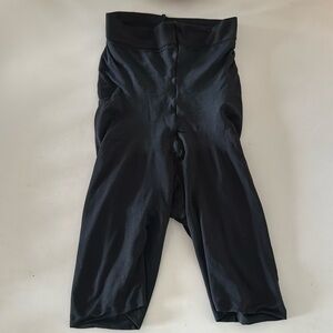 SPANX Power Panties Mid-Thigh Shaper Tummy Control Black size D  408 /652